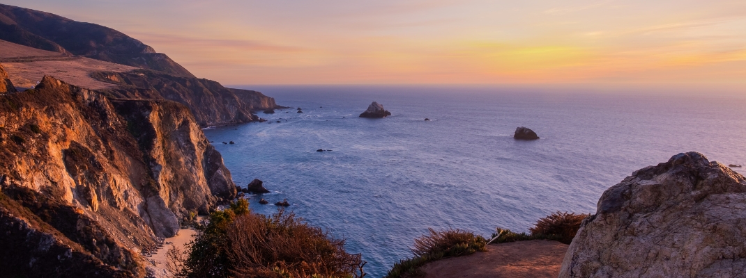 Big Sur coastline in California