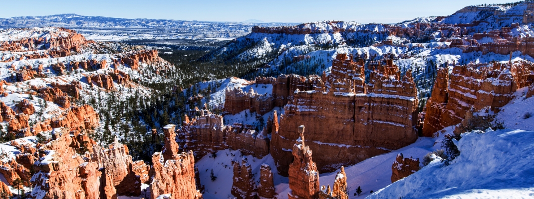 Zion National Park in winter