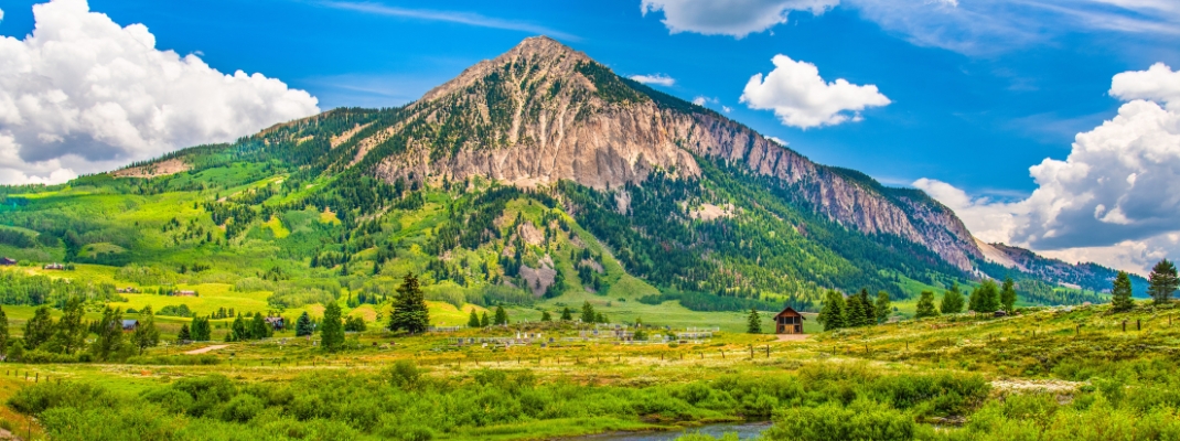 Crested Butte, Colorado, USA Mountain