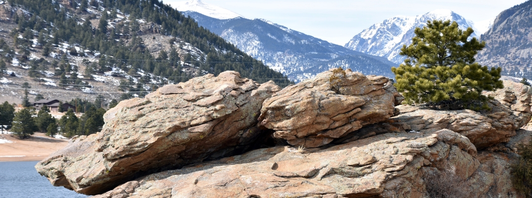 Rocks at Marys Lake Estes Park Colorado