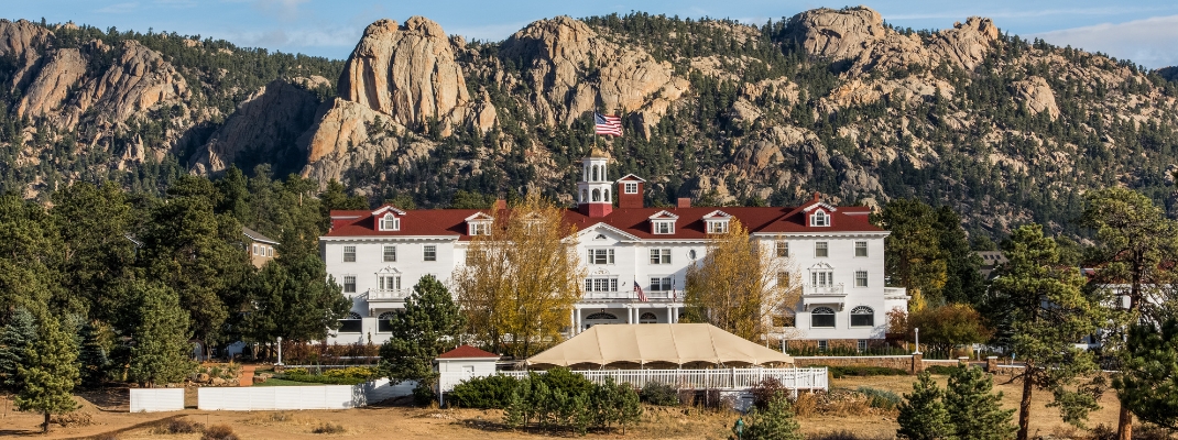 Stanley Hotel is at the gateway to Rocky Mountain National Park