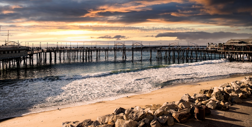 Redondo Beach Pier at Sunset