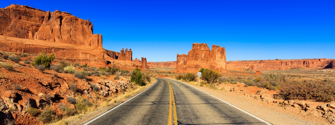 The natural beauty of Arches National Park in Utah. 