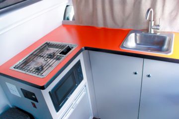 HiTop Campervan - Kitchen