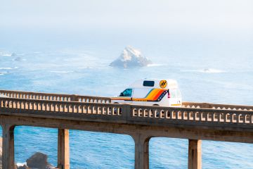 Kuga Campervan on Bixby Bridge