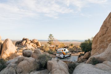 Kuga Campervan in campground